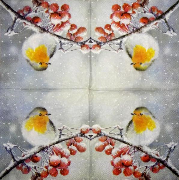 276 Vögel - 3-lagig - Home Fashion